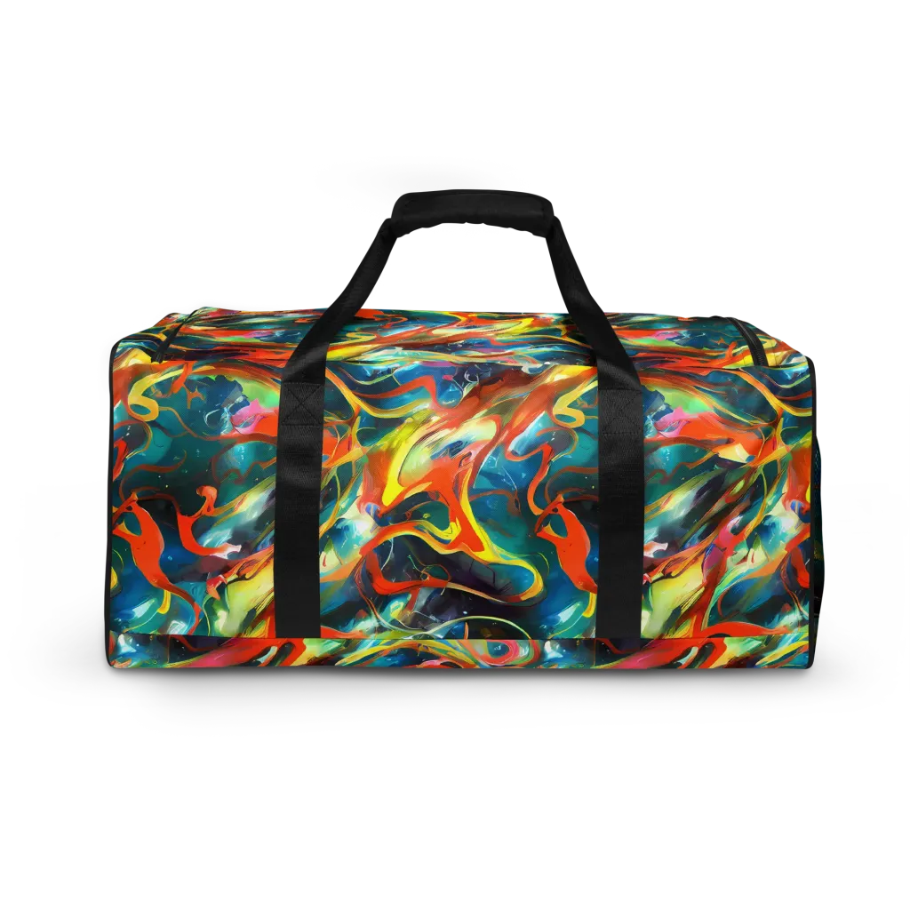 Cecily’s Swirl on Duffle Bag — Back