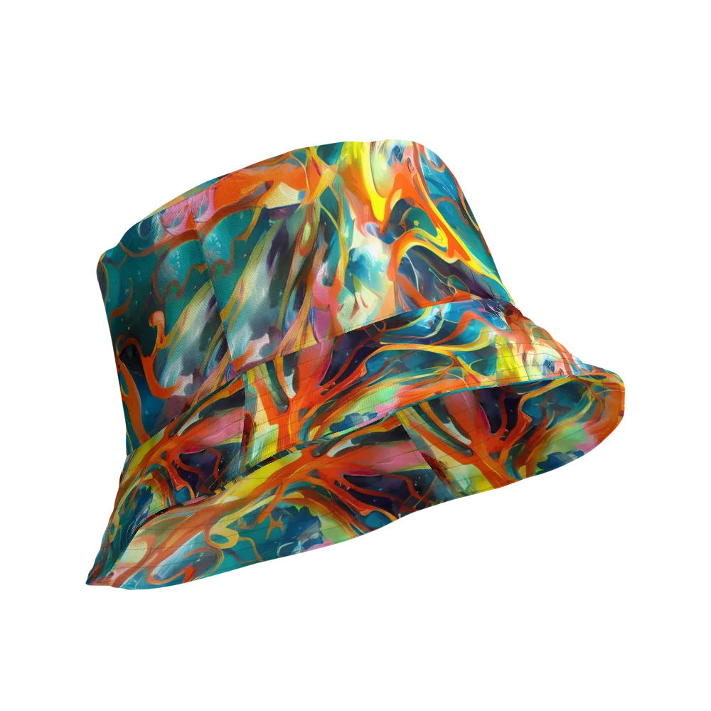 Cecily’s Swirl on Reversible Bucket Hat — Product details Outside