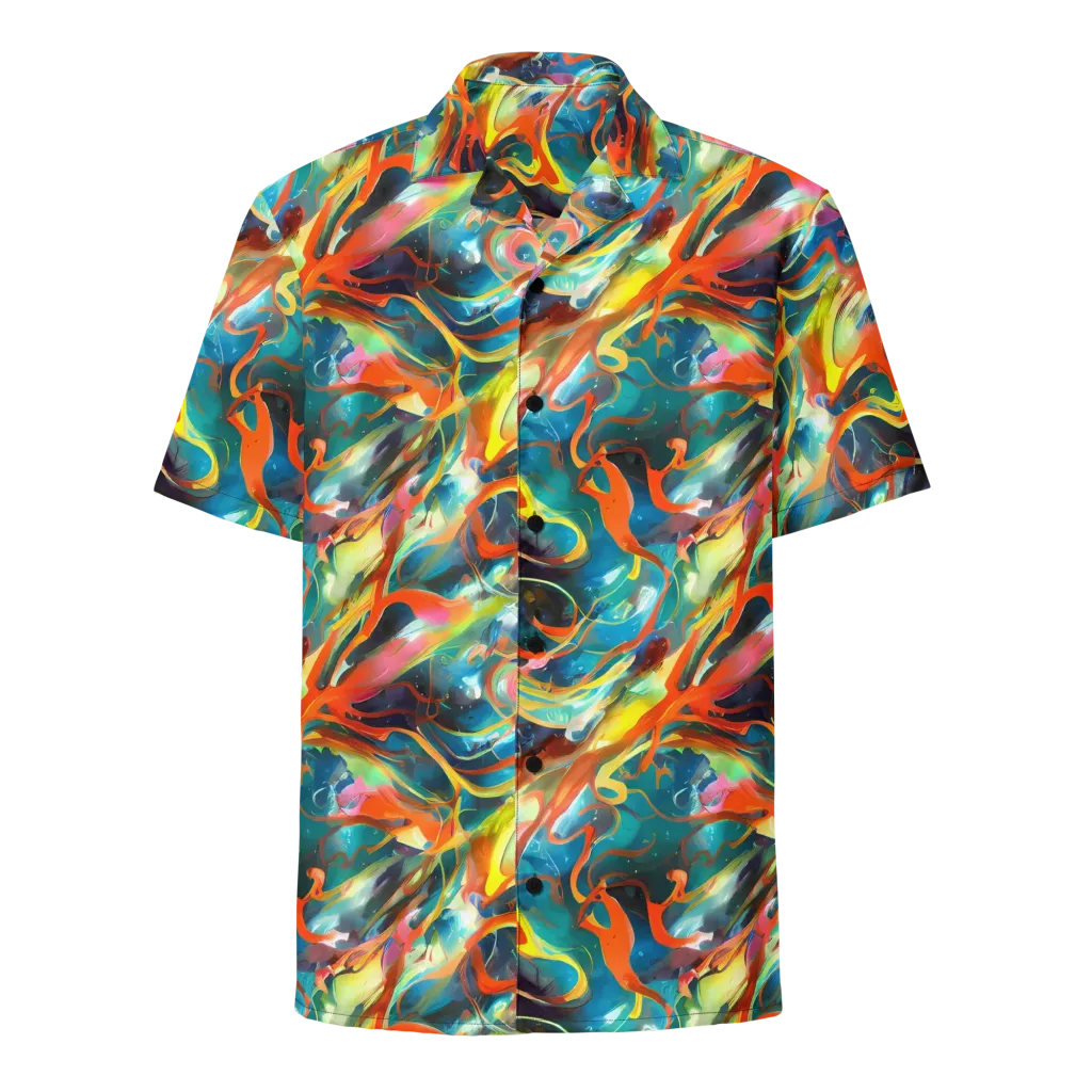 Cecily’s Swirl on Button Shirt — Front