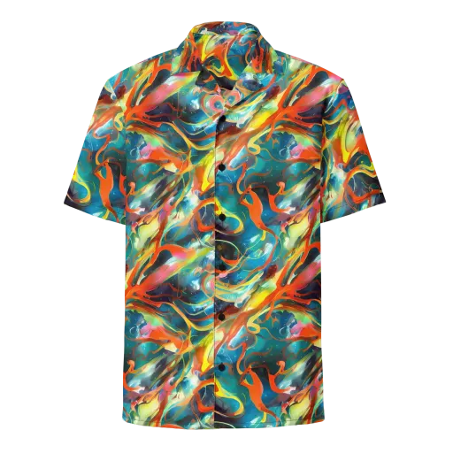 Cecily’s Swirl on a Button Shirt
