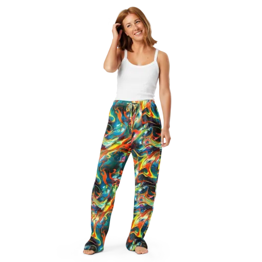 Cecily’s Swirl on a Women's Pajama Pants