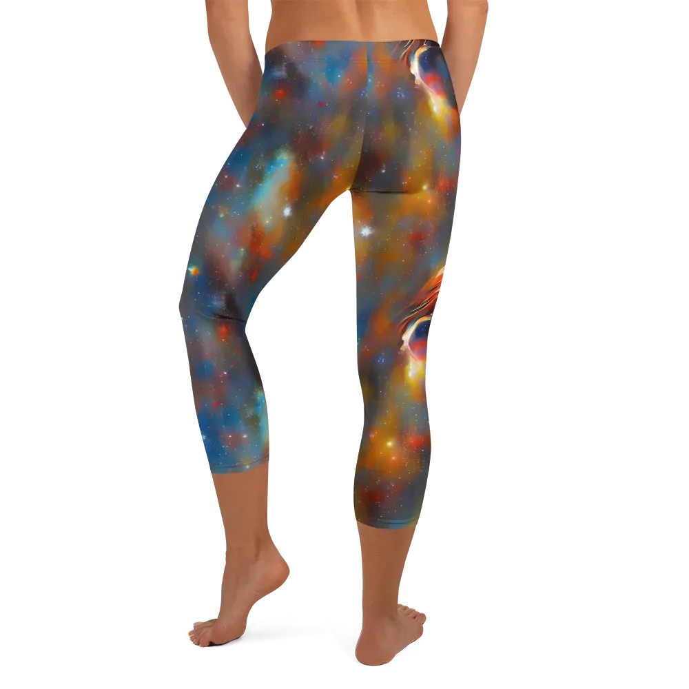 Asterglow Veil on Capri Leggings — Back