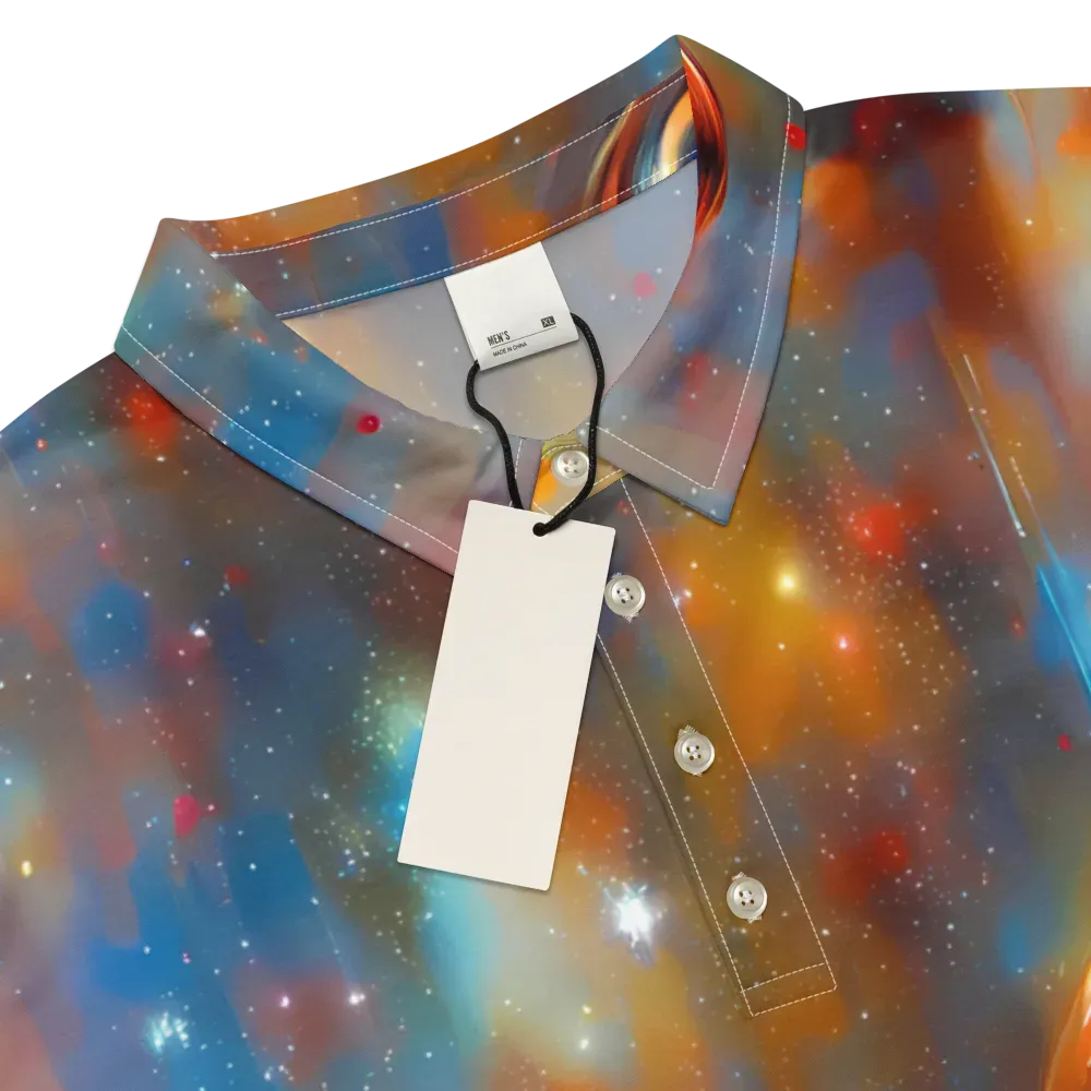 Asterglow Veil on Men's Slim Fit Polo Shirt — Product details