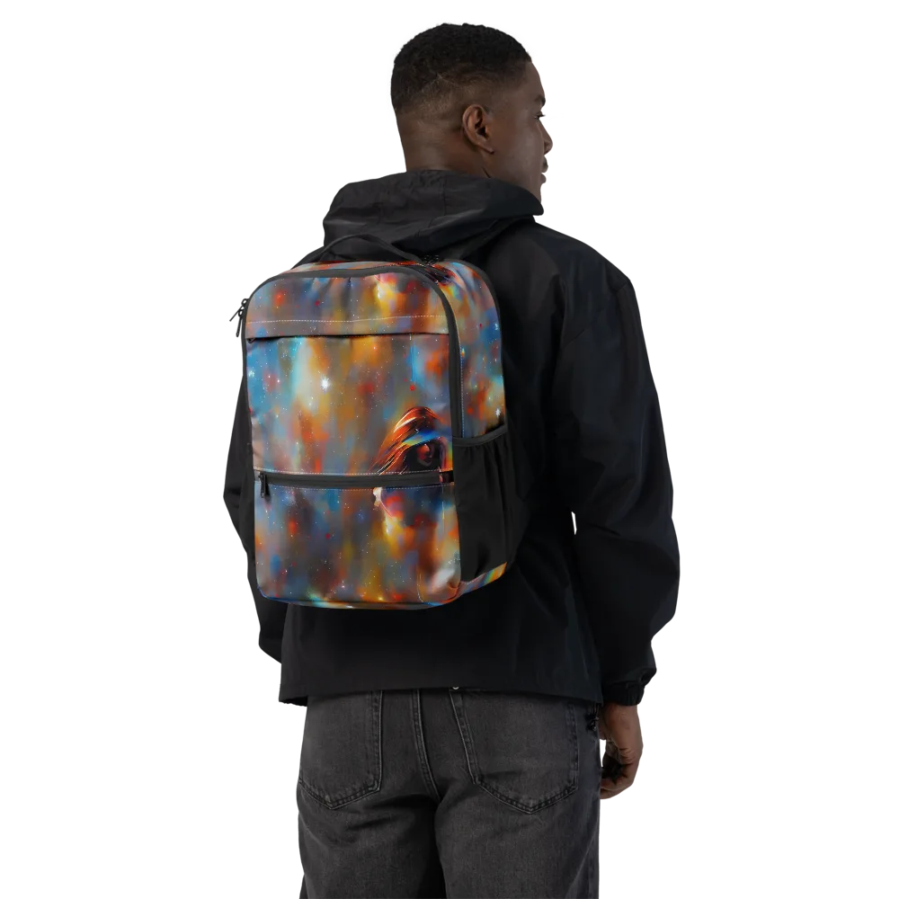 Asterglow Veil on Utility Backpack — Back