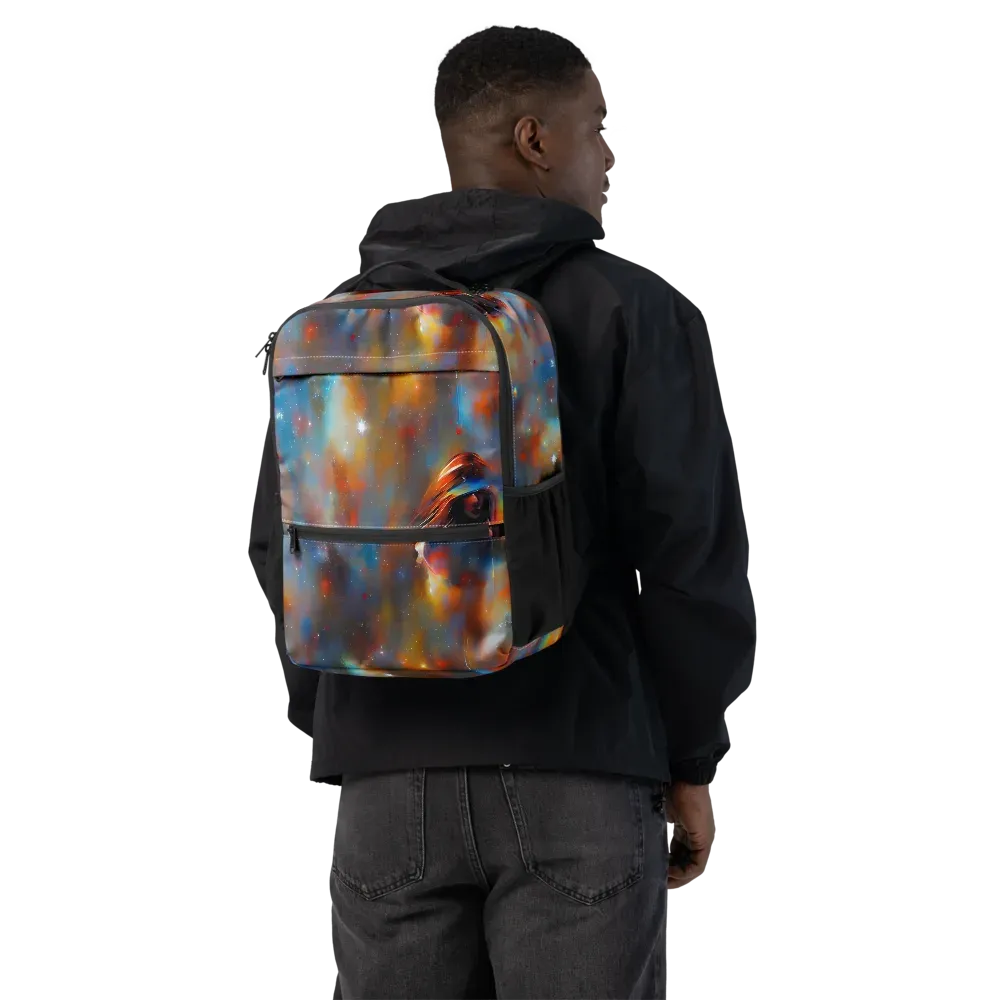 Asterglow Veil on Utility Backpack — Back