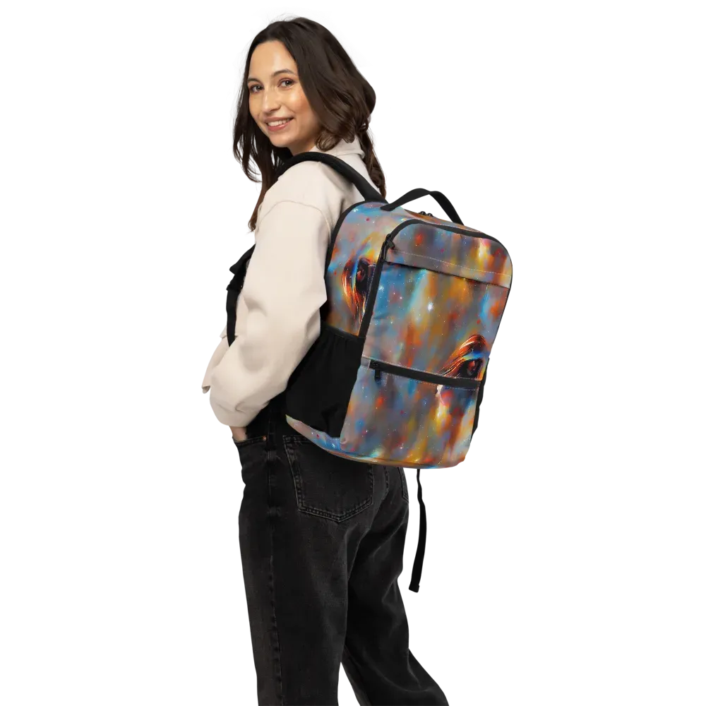 Asterglow Veil on Utility Backpack — Back