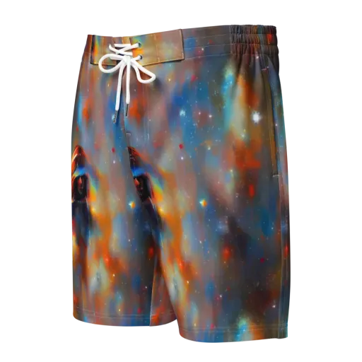 Asterglow Veil on a Men's Board Shorts
