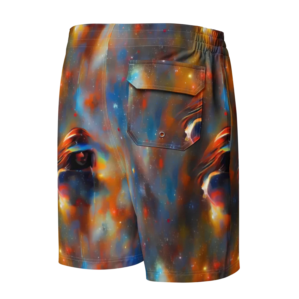 Asterglow Veil on Men's Board Shorts — Back