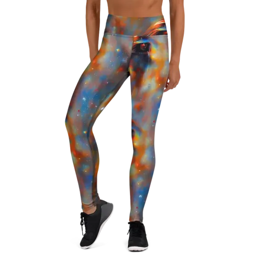 Asterglow Veil on a Yoga Leggings