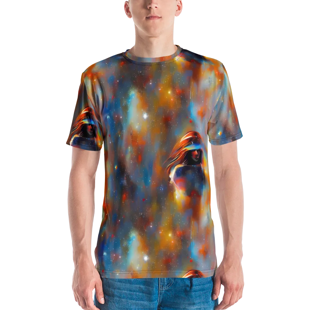 Asterglow Veil on Men's Crew Neck T-Shirt — Front