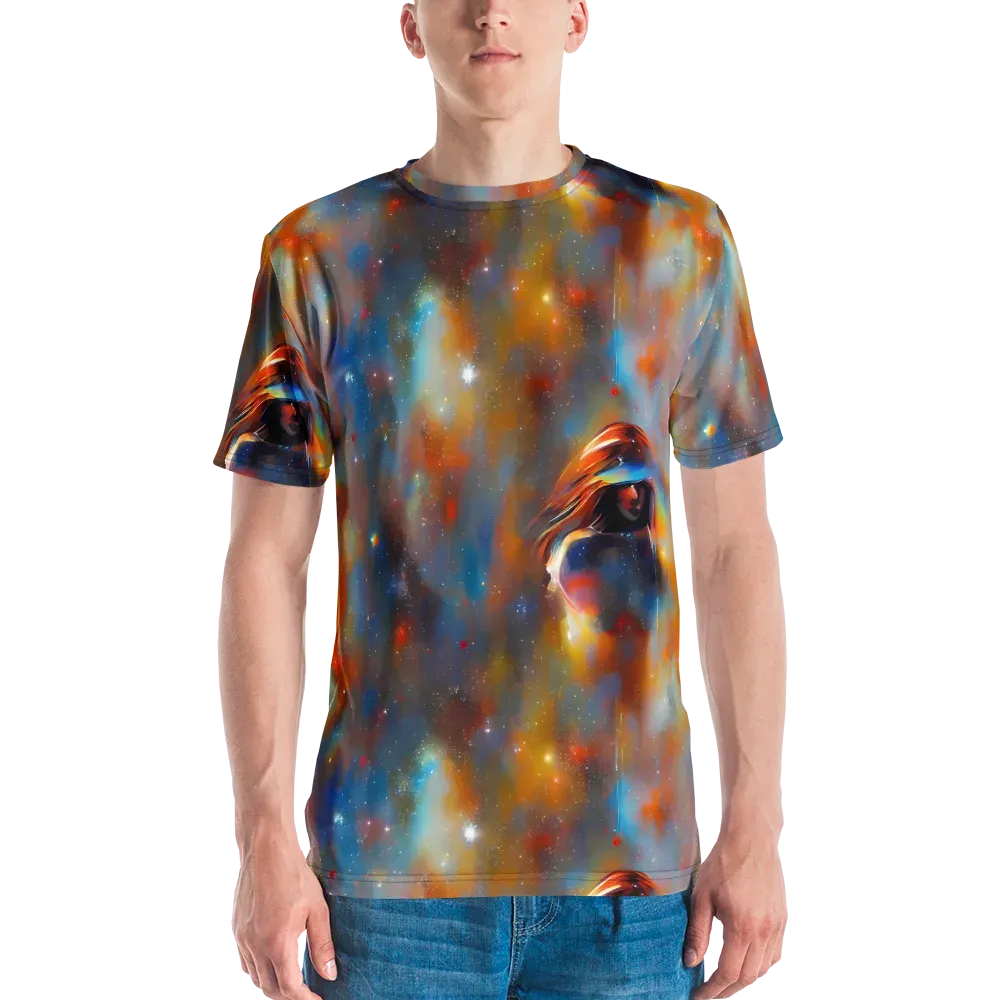 Asterglow Veil on Men's Crew Neck T-Shirt — Front