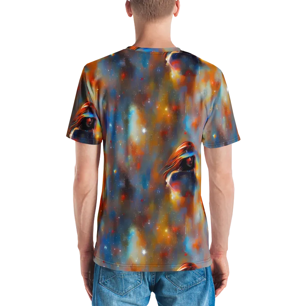 Asterglow Veil on Men's Crew Neck T-Shirt — Back