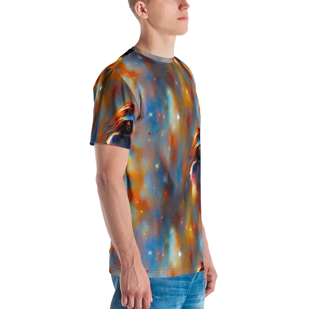 Asterglow Veil on Men's Crew Neck T-Shirt — Right