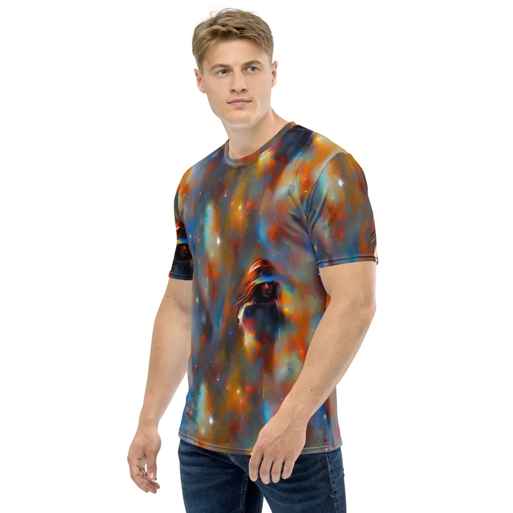 Asterglow Veil on Men's Crew Neck T-Shirt — Left