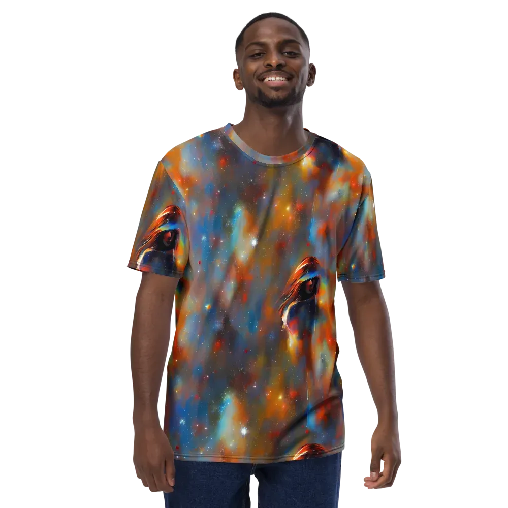 Asterglow Veil on Men's Crew Neck T-Shirt — Front