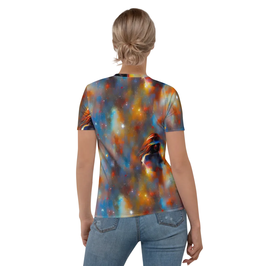 Asterglow Veil on Women's Crew Neck T-Shirt — Back