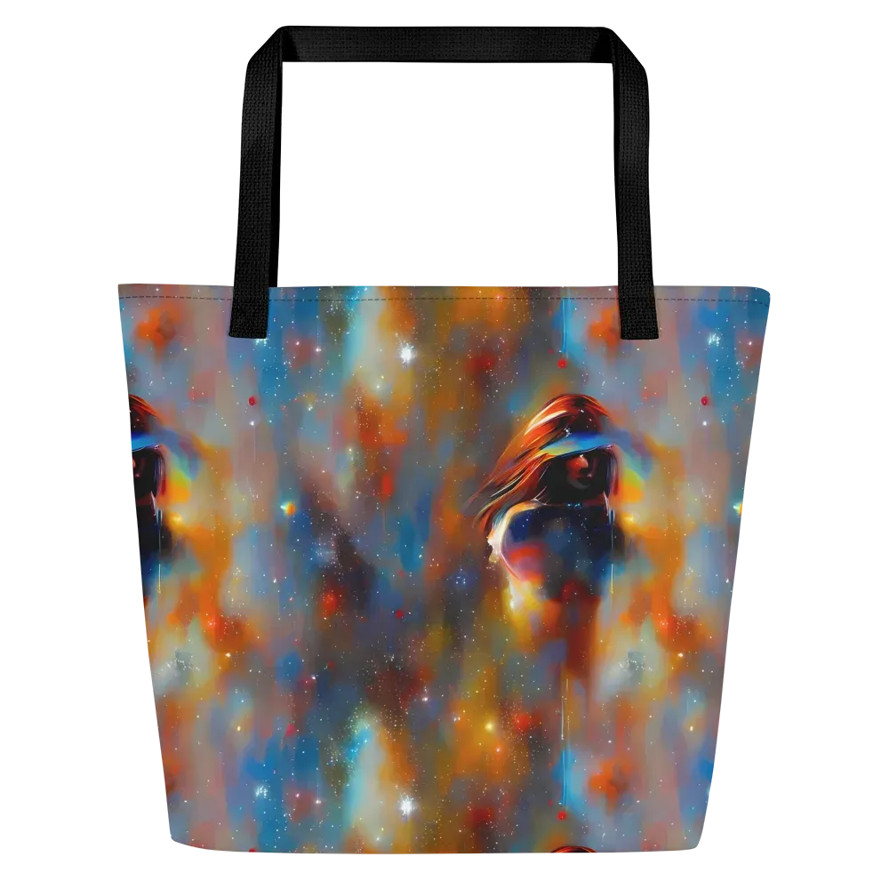 Asterglow Veil on Large Tote Bag W/ Pocket — Front