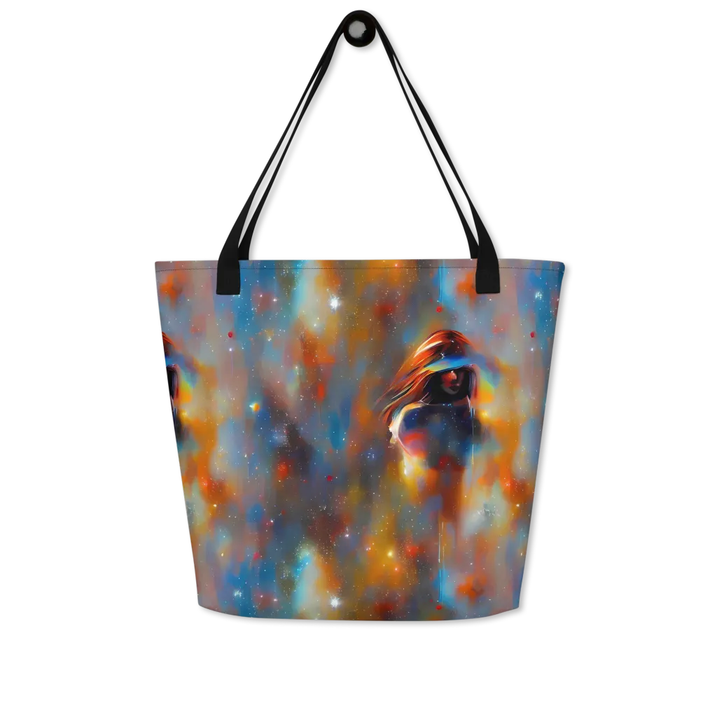 Asterglow Veil on Large Tote Bag W/ Pocket — Front