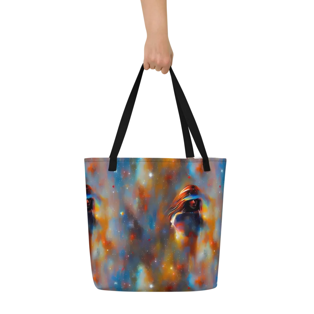Asterglow Veil on Large Tote Bag W/ Pocket — Front