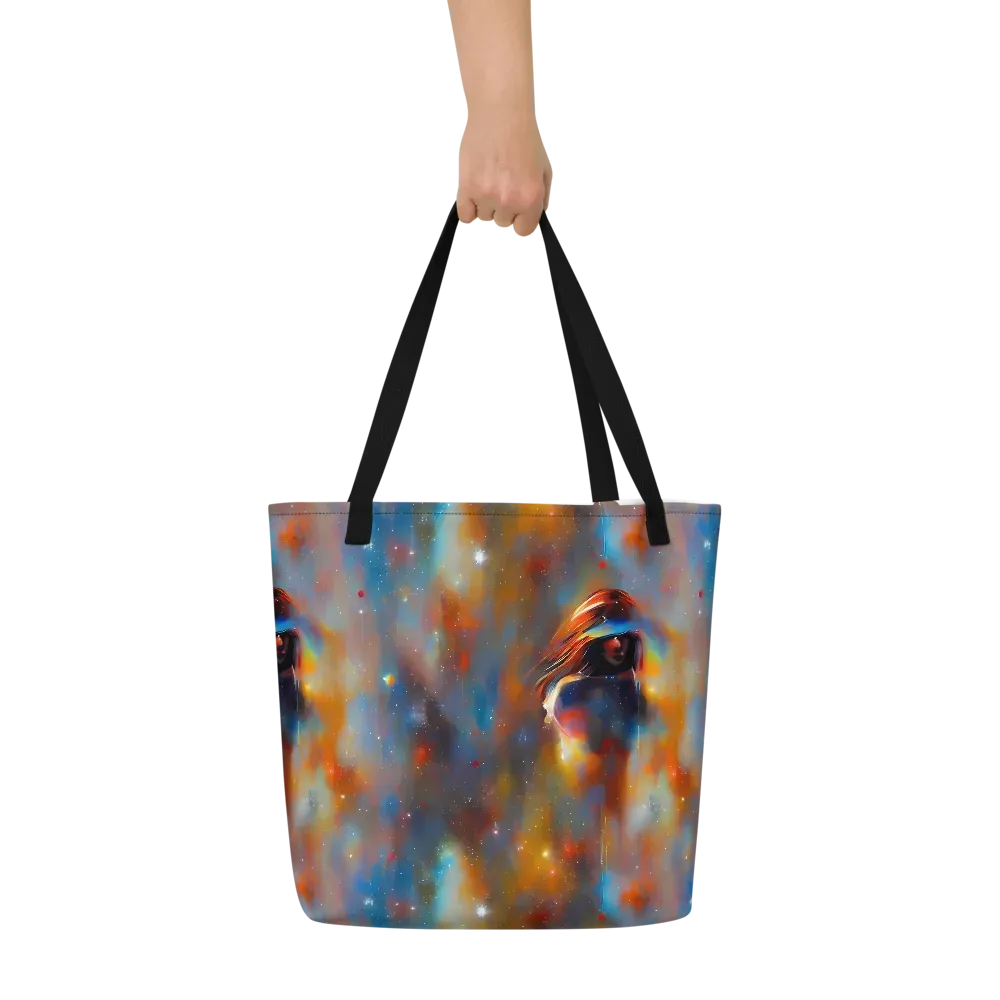 Asterglow Veil on Large Tote Bag W/ Pocket — Front