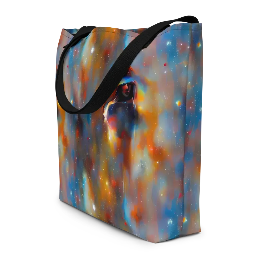 Asterglow Veil on Large Tote Bag W/ Pocket — Front
