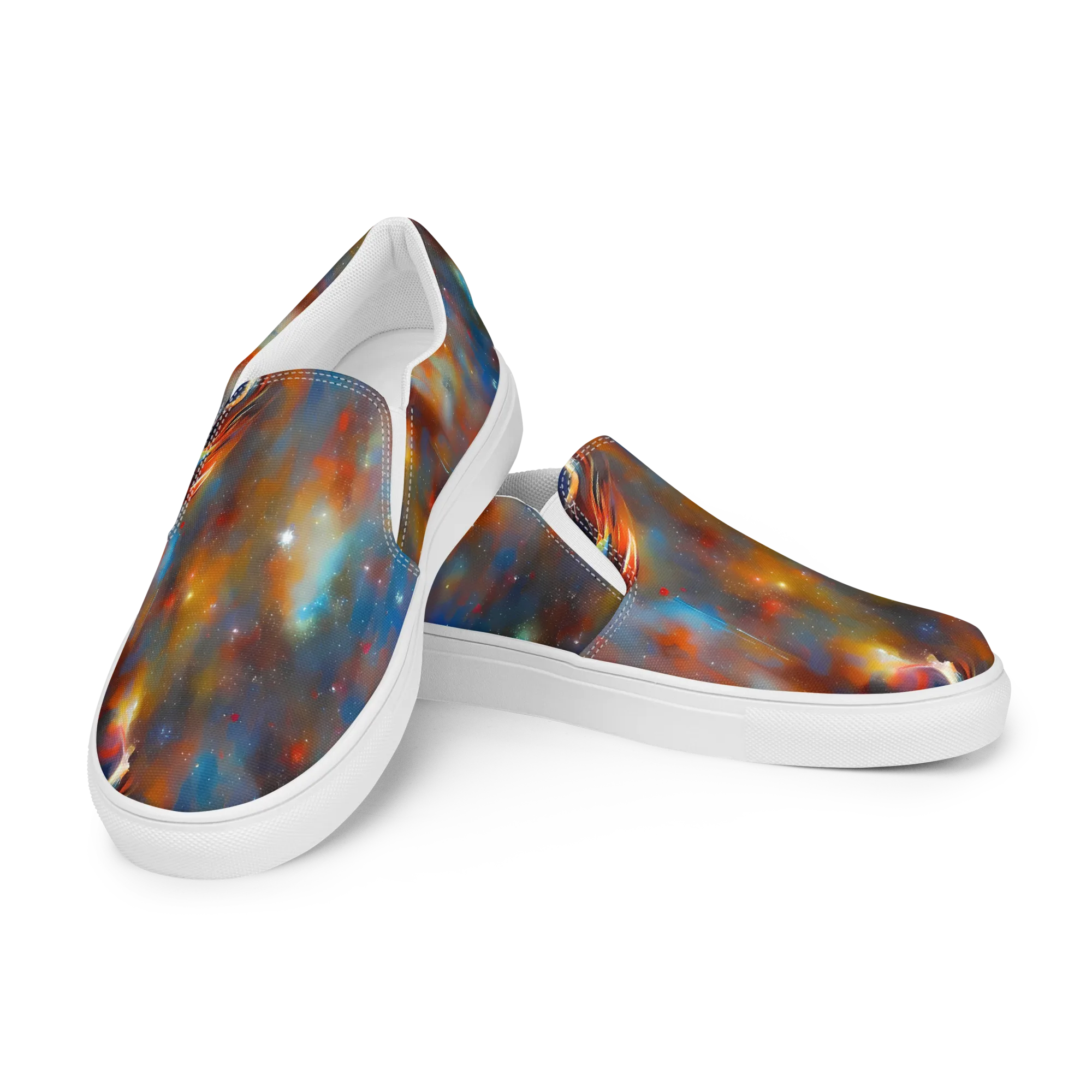 Asterglow Veil on Women's Slip-On Canvas Shoes — Left Front