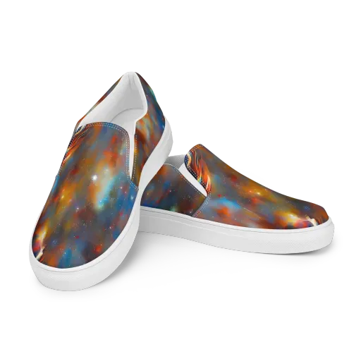 Asterglow Veil on a Women's Slip-On Canvas Shoes