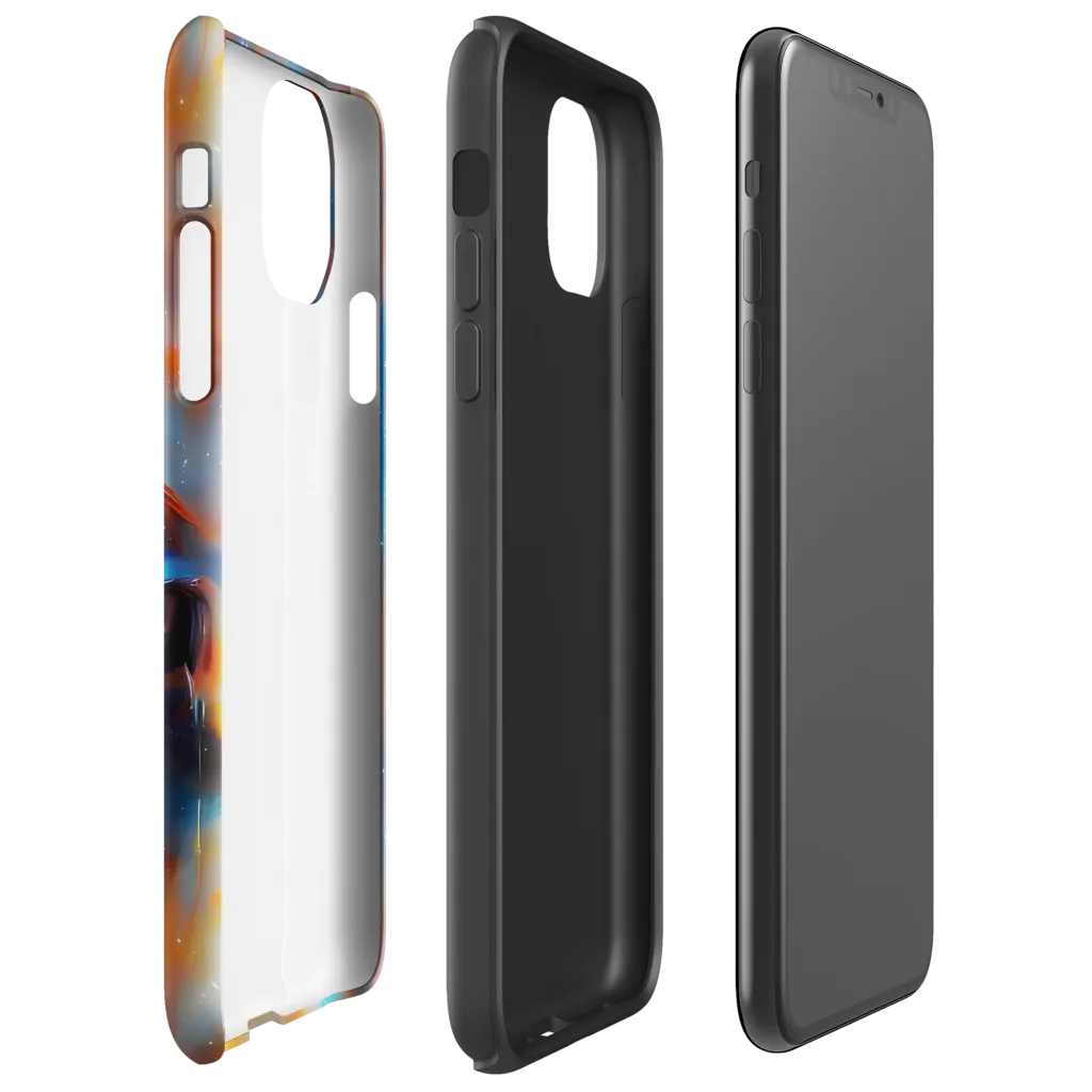 Asterglow Veil on Tough Case for iPhone® — Right