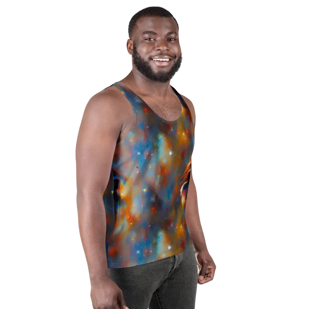 Asterglow Veil on Men's Tank Top — Right Front