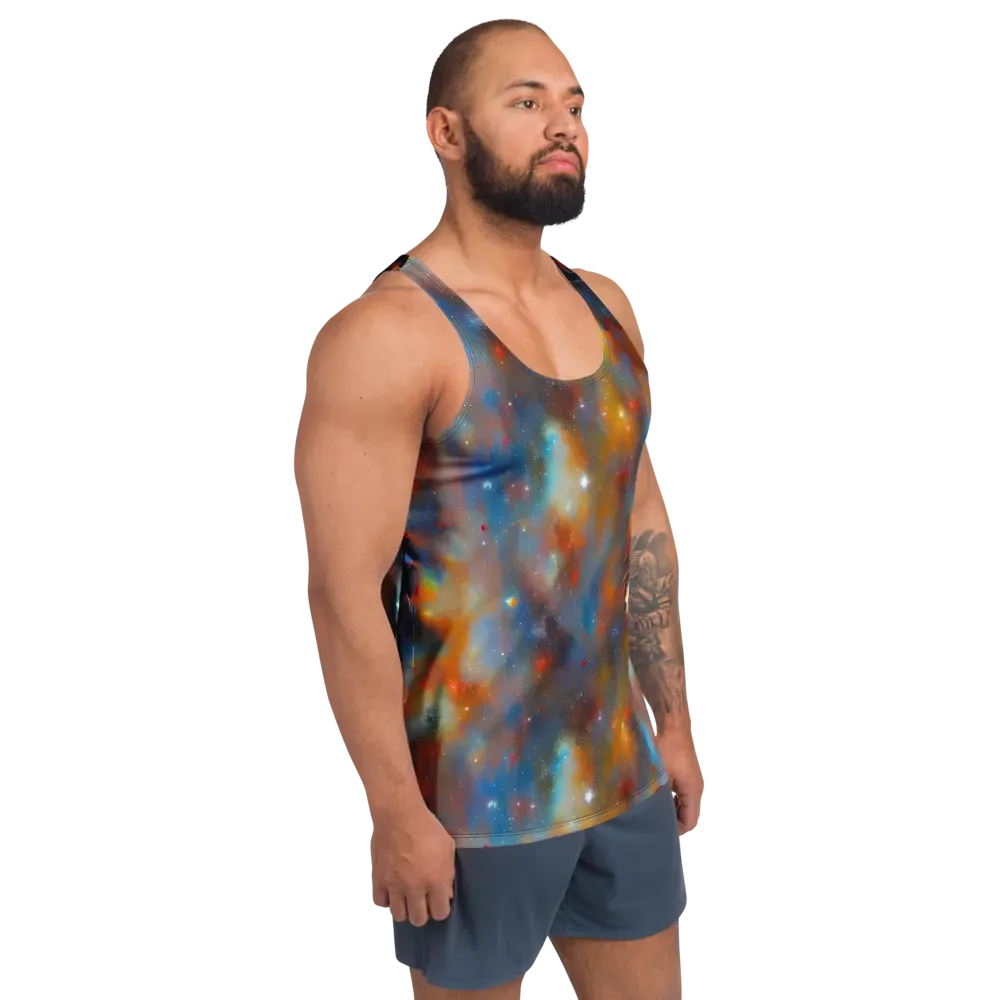 Asterglow Veil on Men's Tank Top — Right Front