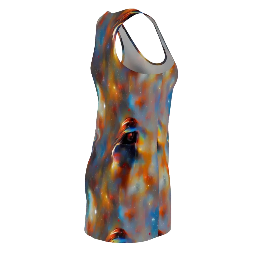 Asterglow Veil on Racerback Dress — Back Side