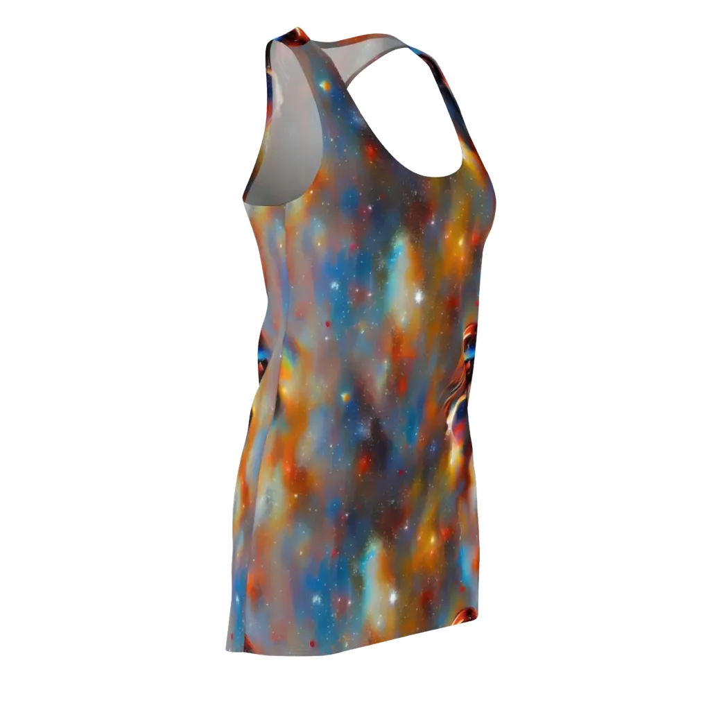 Asterglow Veil on Racerback Dress — Front Side
