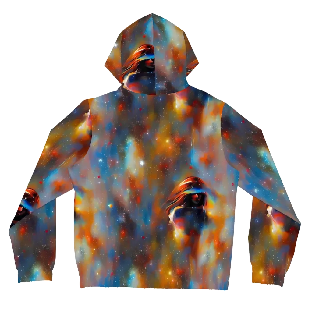 Asterglow Veil on Women's Full-Zip Hoodie — Back