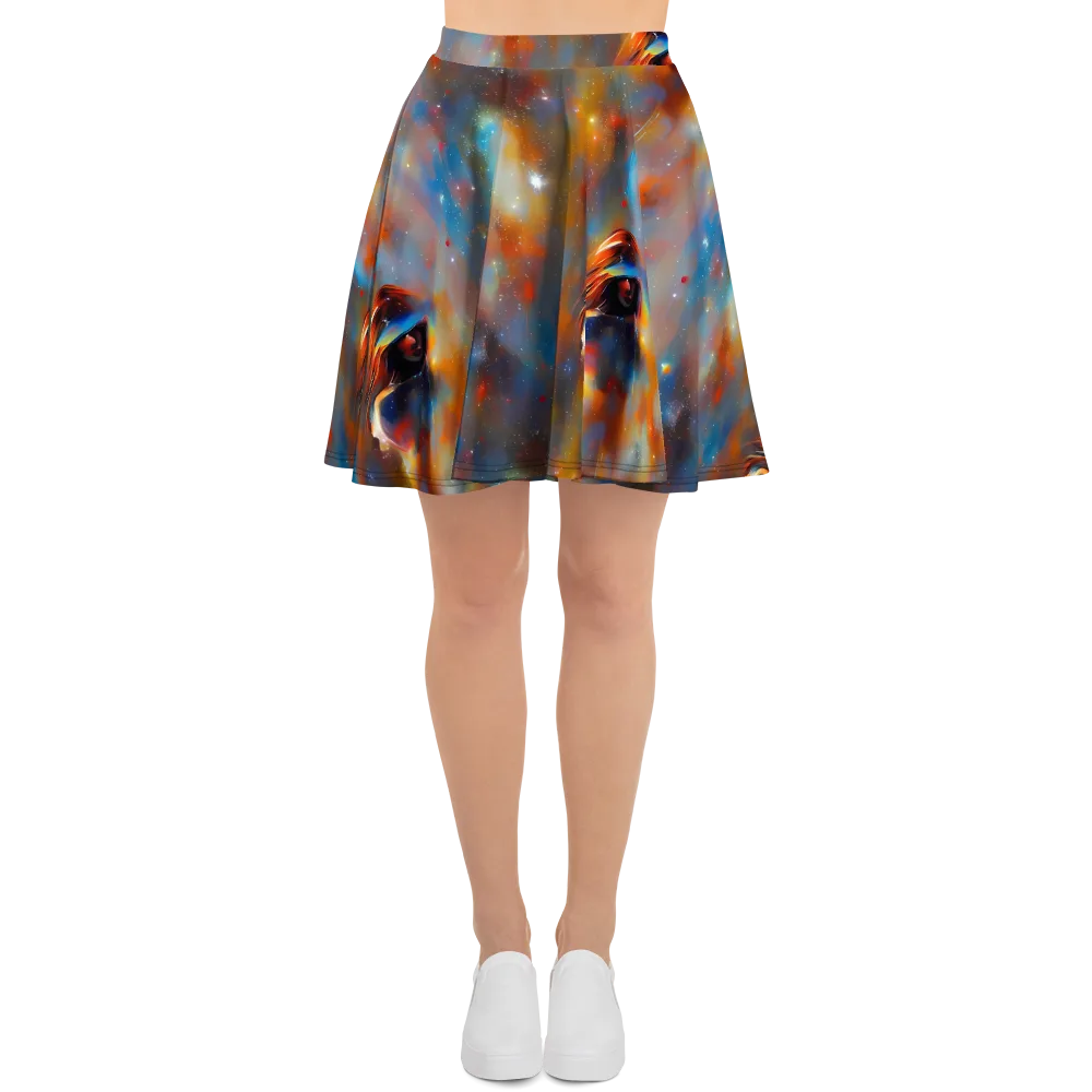 Asterglow Veil on Skater Skirt — Front