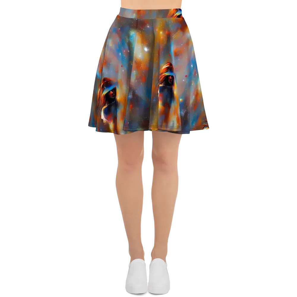 Asterglow Veil on Skater Skirt — Front