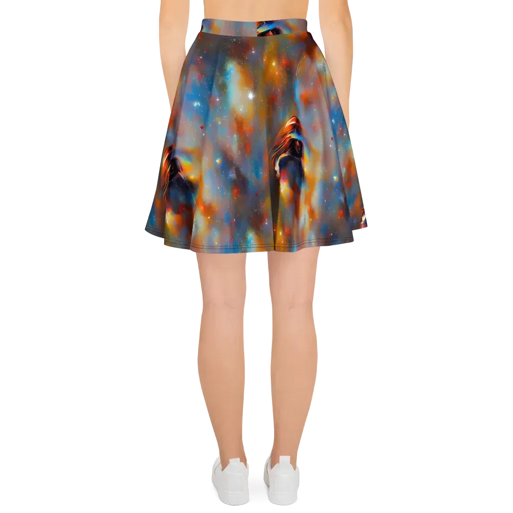 Asterglow Veil on Skater Skirt — Back