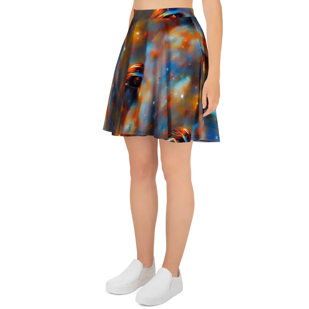 Asterglow Veil on Skater Skirt — Left