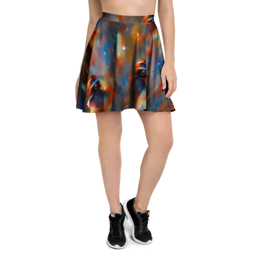 Asterglow Veil on a Skater Skirt