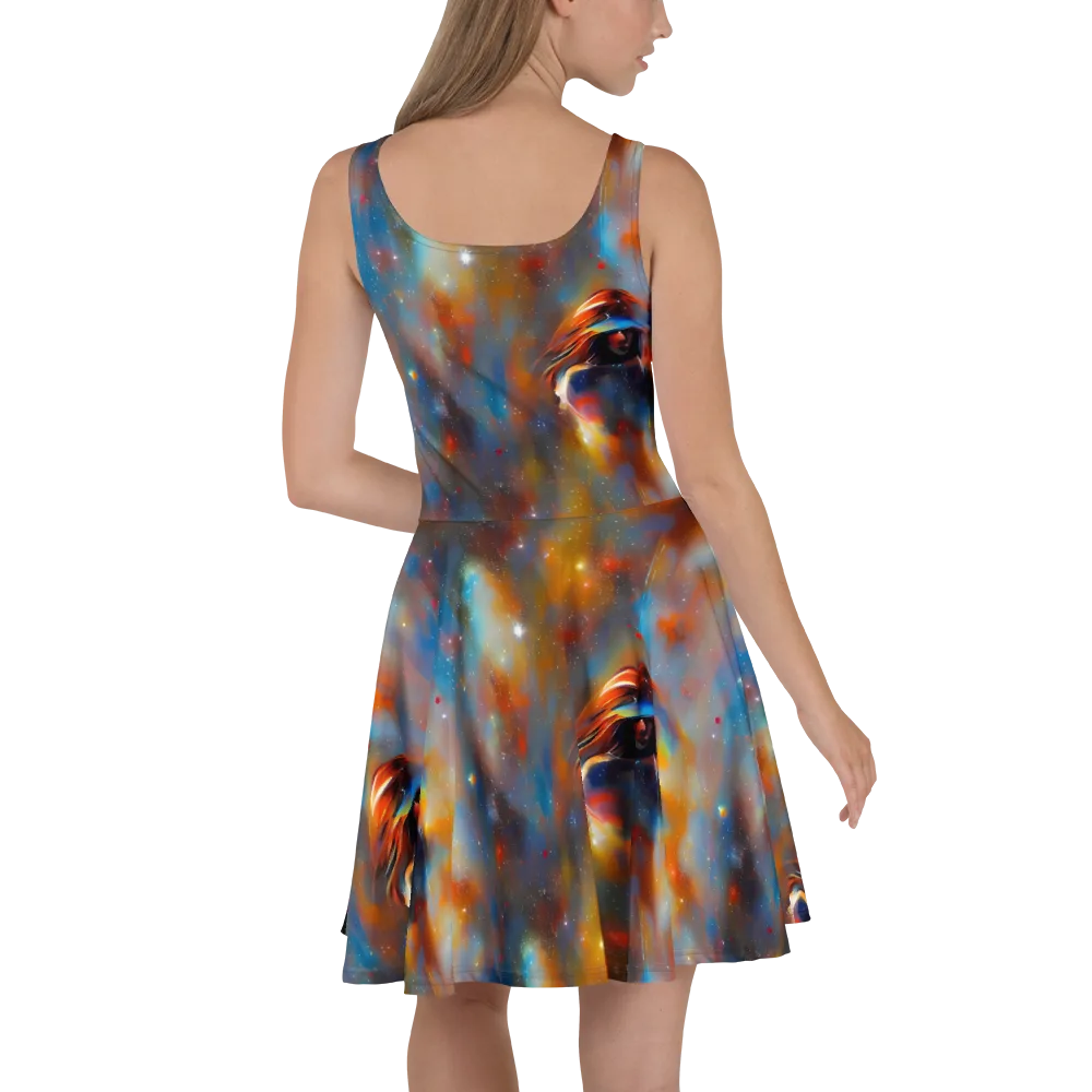 Asterglow Veil on Skater Dress — Back