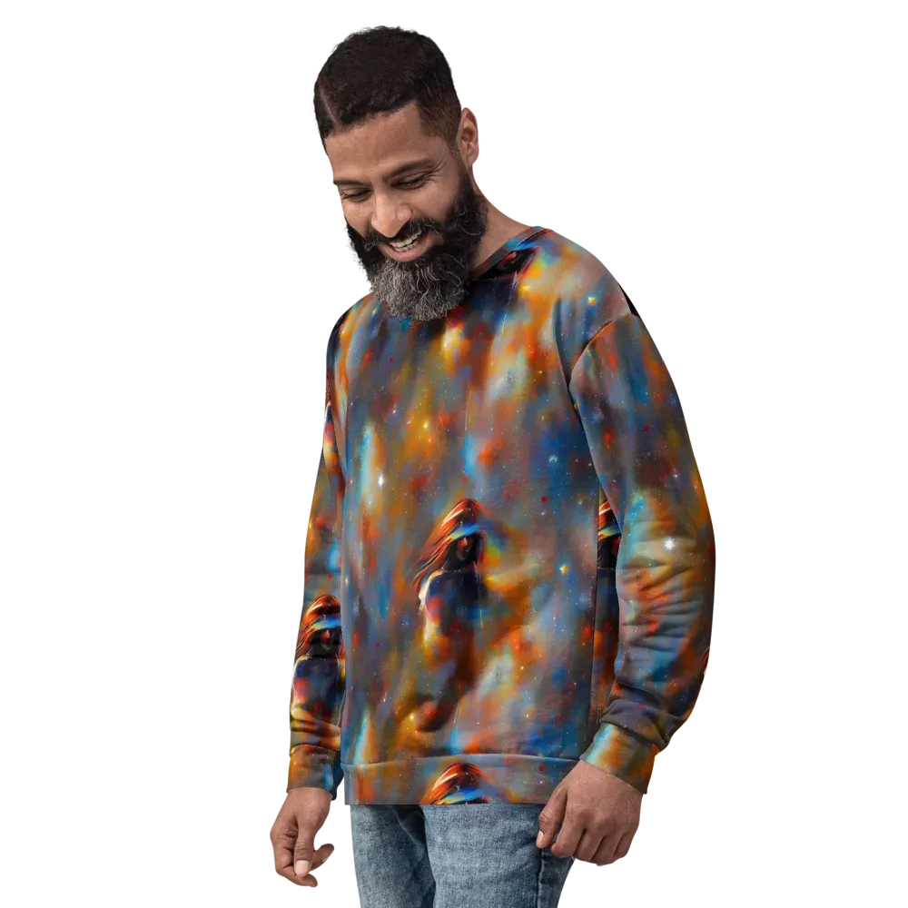 Asterglow Veil on Sweatshirt — Left Front