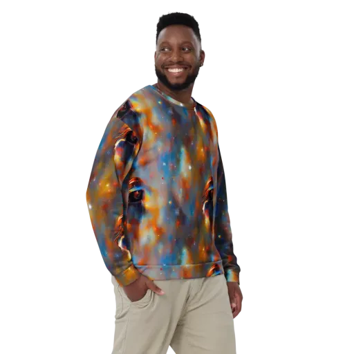 Asterglow Veil on a Sweatshirt