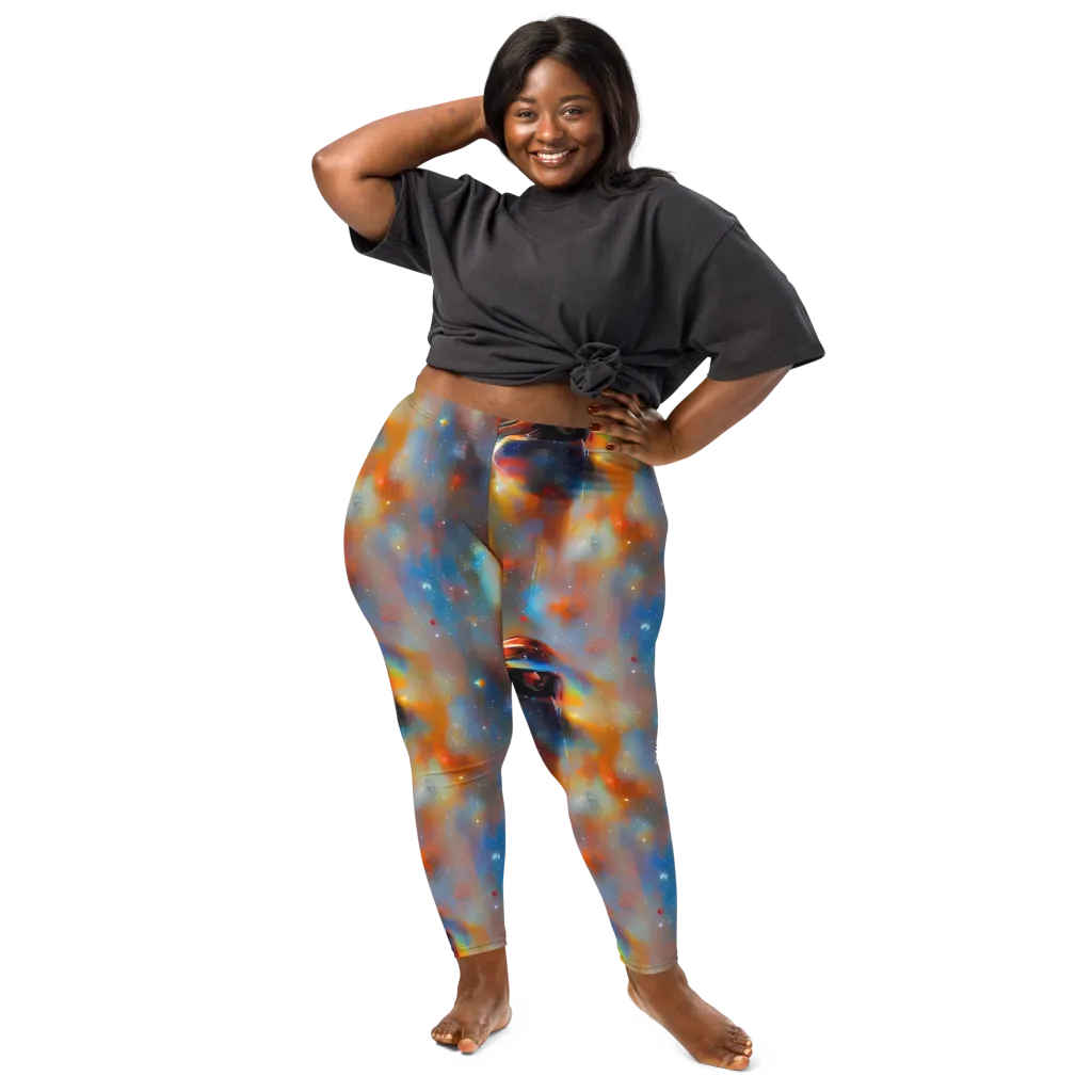 Asterglow Veil on Leggings — Front