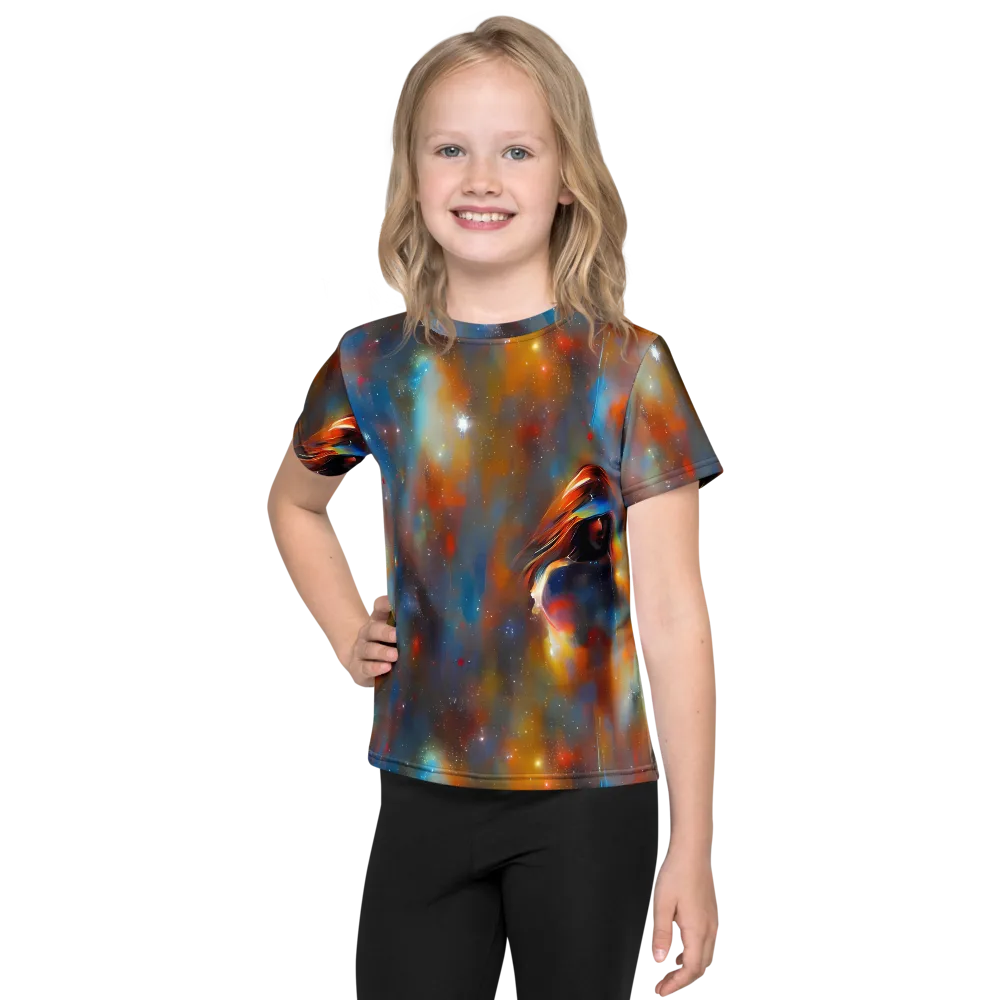 Asterglow Veil on Kids Crew Neck T-Shirt — Front