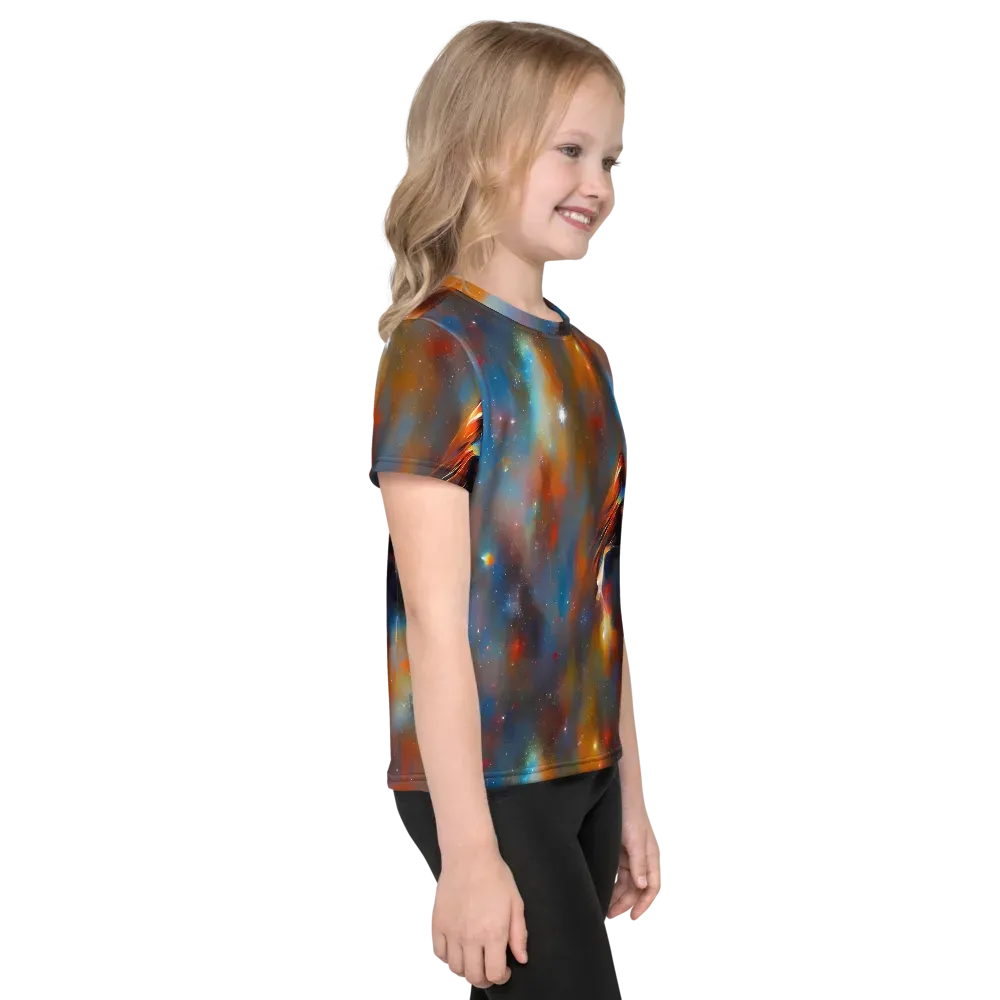 Asterglow Veil on Kids Crew Neck T-Shirt — Right