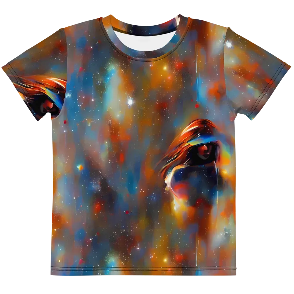 Asterglow Veil on Kids Crew Neck T-Shirt — Front