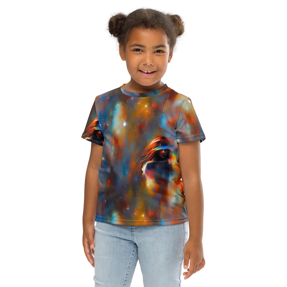 Asterglow Veil on Kids Crew Neck T-Shirt — Front