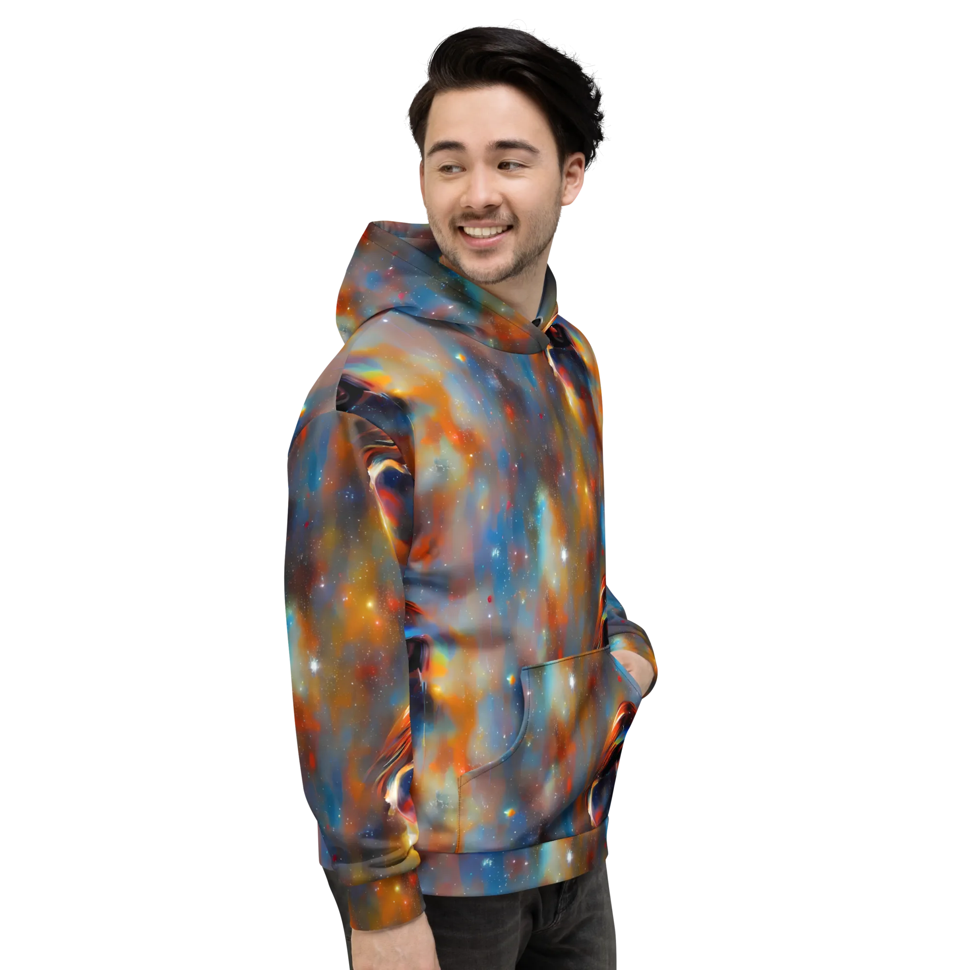 Asterglow Veil on Hoodie — Right