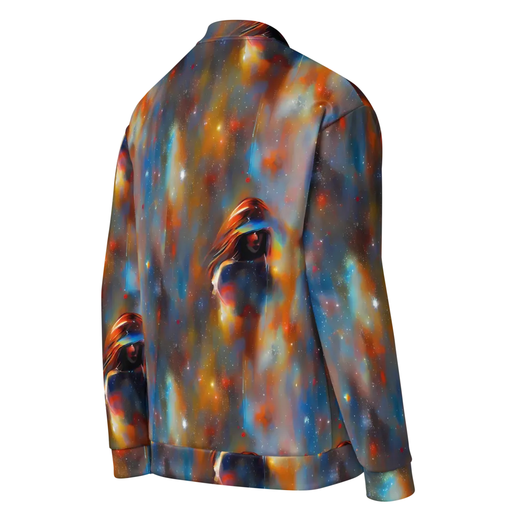 Asterglow Veil on Bomber Jacket — Right Back