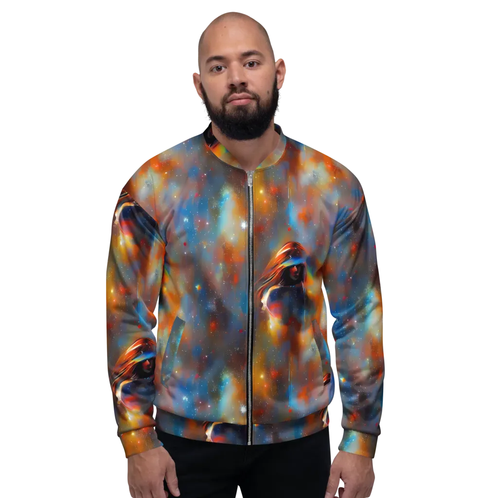 Asterglow Veil on Bomber Jacket — Front
