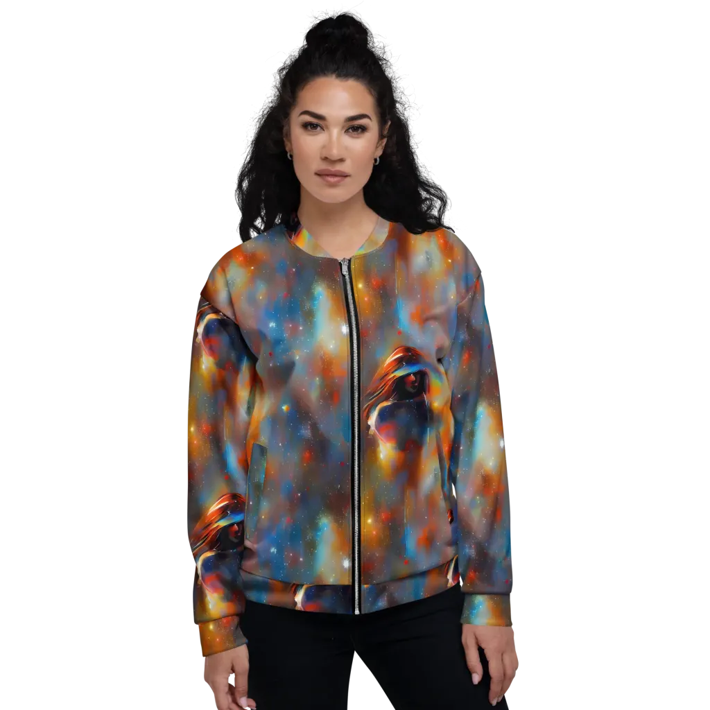 Asterglow Veil on Bomber Jacket — Front